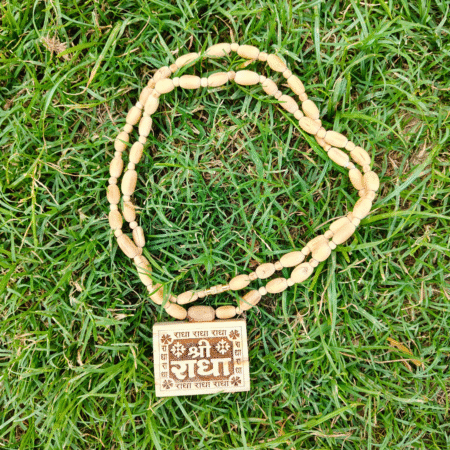 Shri Radha Naam Locket Tulsi Mala