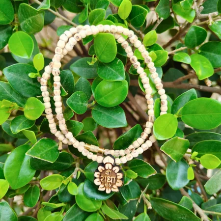 Shri Radha Naam Flower Tulsi Mala