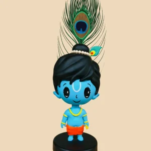 Lord Shree Krishna Idol Bobblehead – For Car Dashboard, Office Table & Home Decor