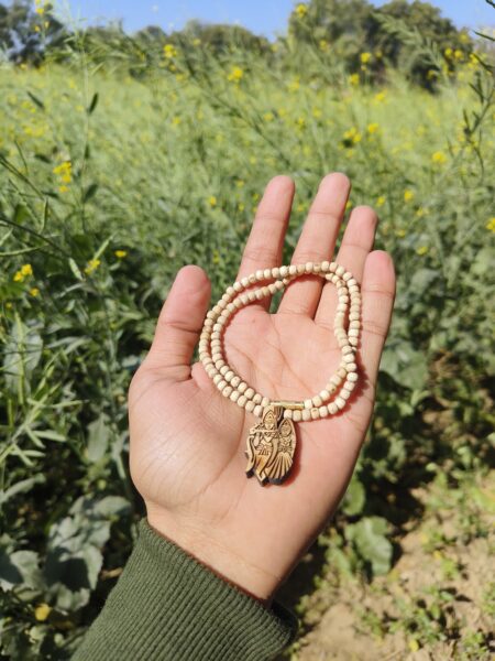 Tulsi Kanthi Mala with Radha Krishna Locket